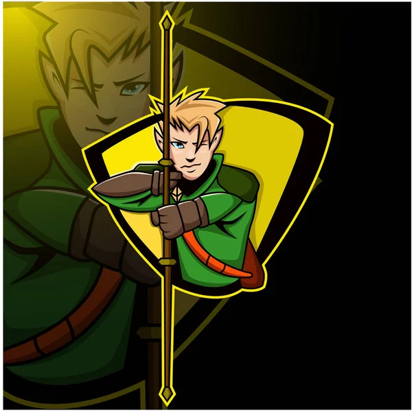 Elf esport maskot logosu tasarımı