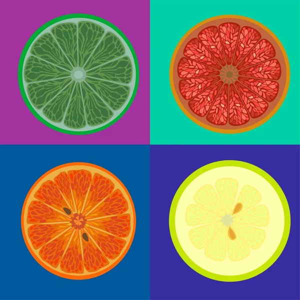 Limon Dilimleri, Limon, Portakal, Greyfurt, Limon