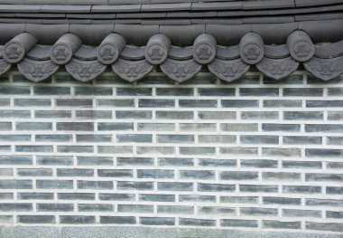 Çin stili wallin gri tuğla