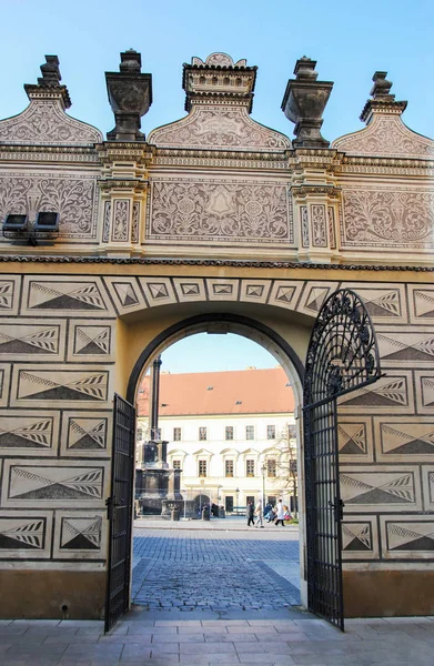 Eintritt in das historische Zentrum von Prag — Stockfoto