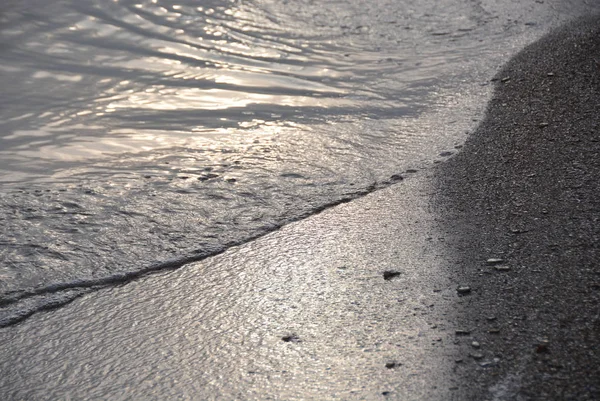 Makro/Golden deniz kum ve dalga