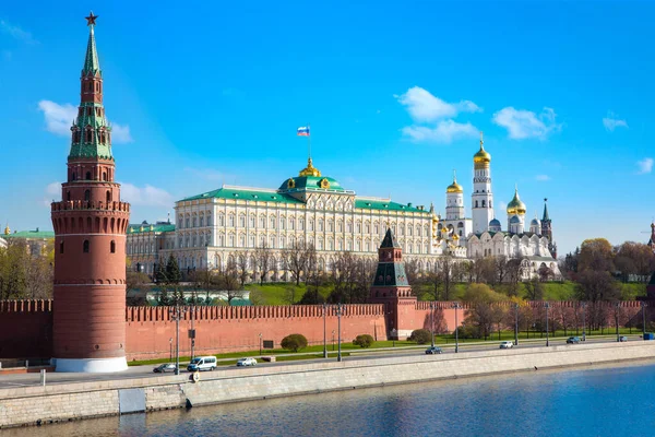 Rusia Moscú Mayo 2020 Terraplén Del Kremlin Palacio Del Gran — Foto de Stock