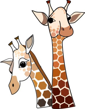 El yapımı kapalı zürafa.