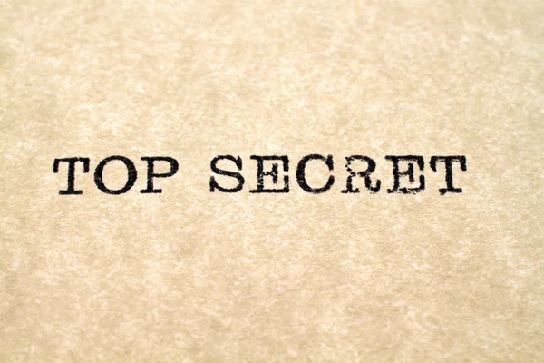Top Secret írógép típusa — Stock Fotó