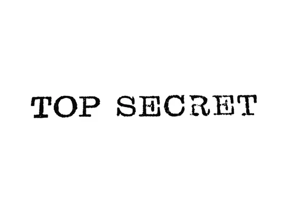 Top Secret Typewriter Tip — Fotografie, imagine de stoc