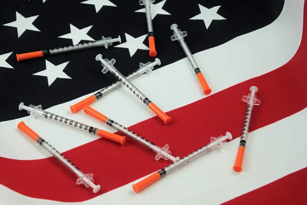 Amerykańska heroina epidemii — Zdjęcie stockowe