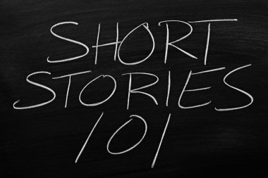 Short Stories 101 On A Blackboard clipart