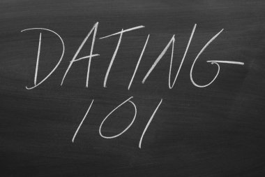 Bir kara tahta üzerinde 101 dating
