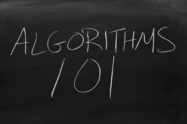 Bir kara tahta üzerinde algoritmaları 101