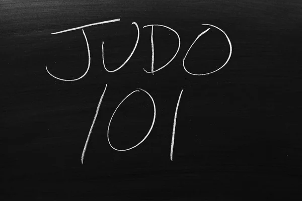 Judo 101 en una pizarra — Foto de Stock