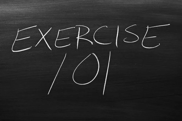 Exercise 101 On A Blackboard