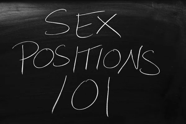 Sex pozice 101 na tabuli Royalty Free Stock Fotografie