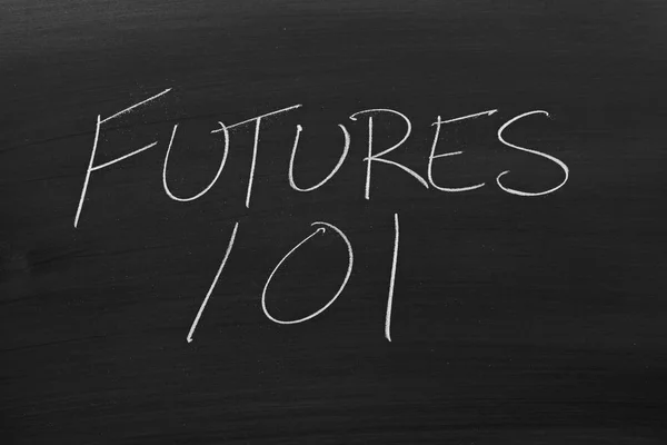 Futures 101 na tabuli Stock Obrázky