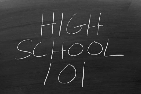 High School 101 na tablicy — Zdjęcie stockowe