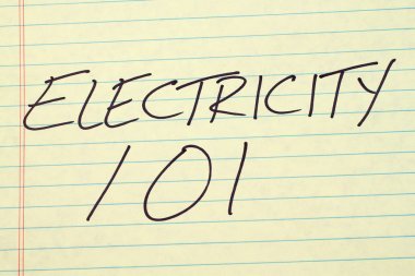 Elektrik sarı bloknot 101