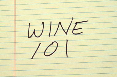 Şarap 101 sarı bloknot