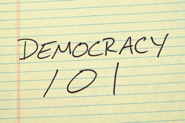 Demokrasi sarı bloknot 101