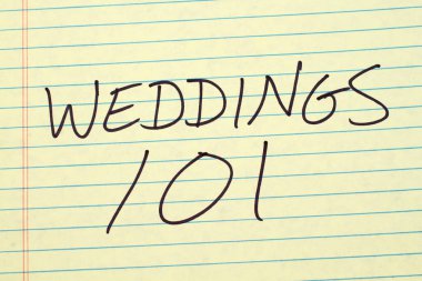 Düğün 101 a bloknot sarı