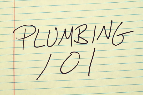 Sarı bloknot 101 sıhhi tesisat