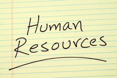 İnsan kaynakları a bloknot sarı
