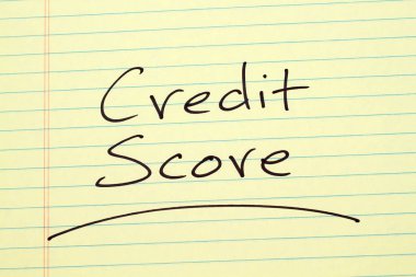 Kredi Puan üzerinde sarı bloknot