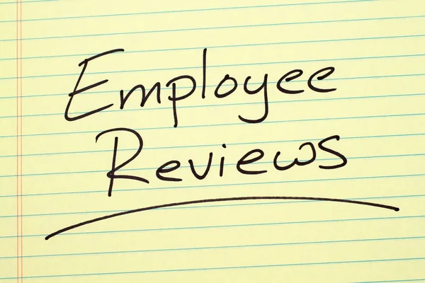 Sarı bloknot çalışan değerlendirme