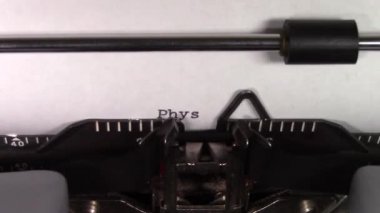 A close up video of the words 