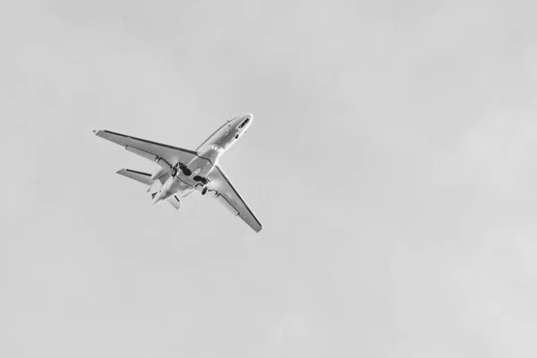 Close view to business private jet — Stock Photo, Image