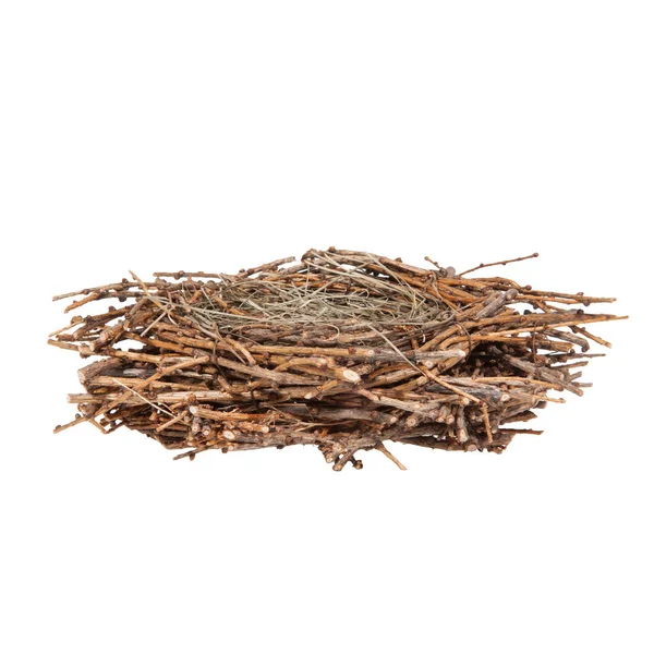Bird Nest Made Twigs — Stock Photo, Image