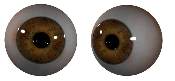 Redare 3D a mingii de ochi — Fotografie, imagine de stoc