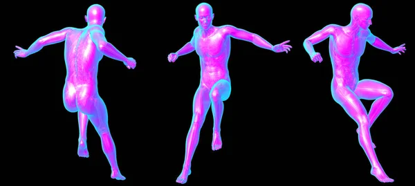 Rendering 3D illustrazione medica dell'anatomia umana — Foto Stock