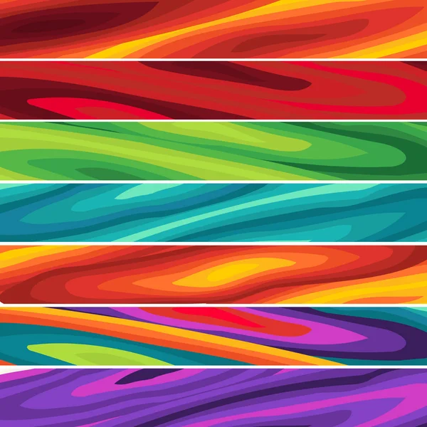Onde abstraite fond multicolore — Image vectorielle