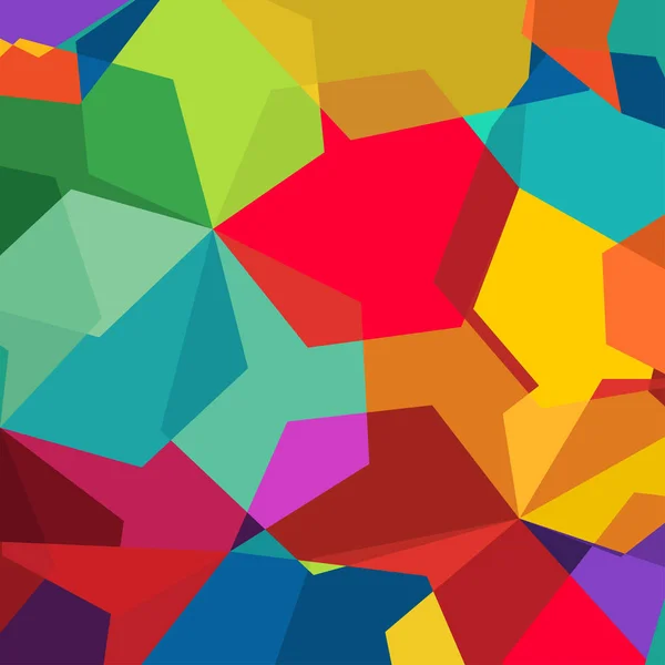 Abstracte driehoek veelkleurige achtergrond — Stockvector