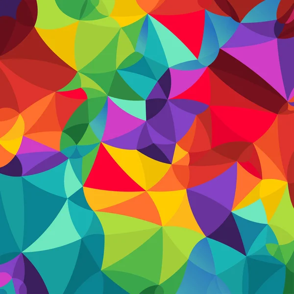 Triangle abstrait Fond multicolore — Image vectorielle