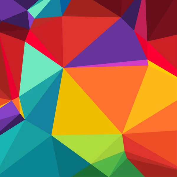 Triángulo abstracto Fondo multicolor — Vector de stock