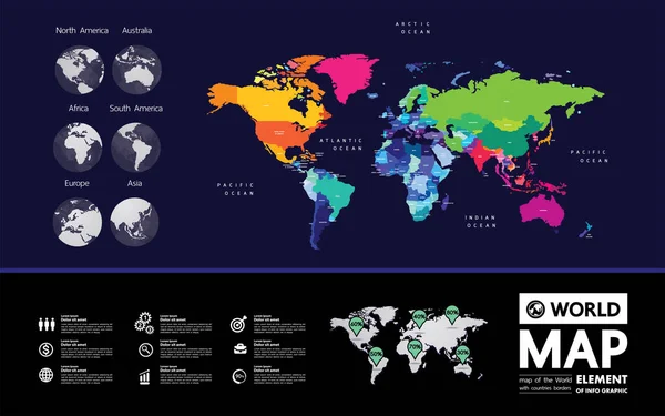 南および北アメリカの高い詳細なベクトルの政治地図 ストックベクター C Jktu 21