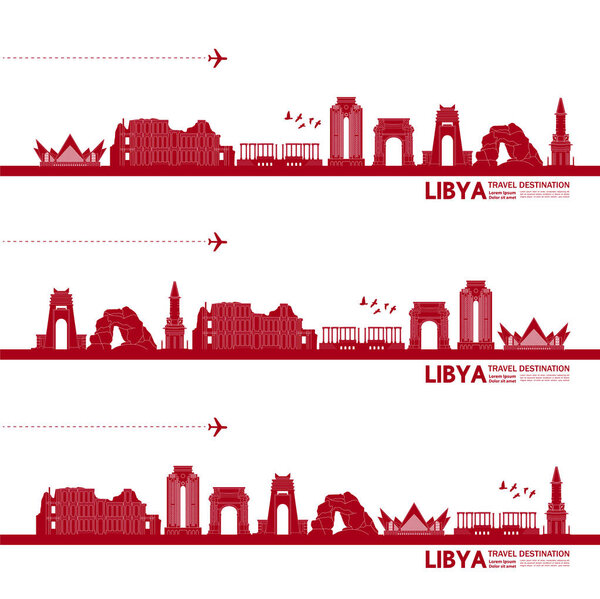 Гранд-векторная иллюстрация Ливии
. 
