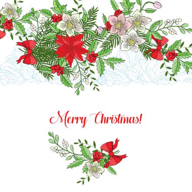 arka plan christmas dekorasyon ile