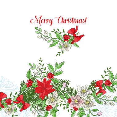 arka plan christmas dekorasyon ile