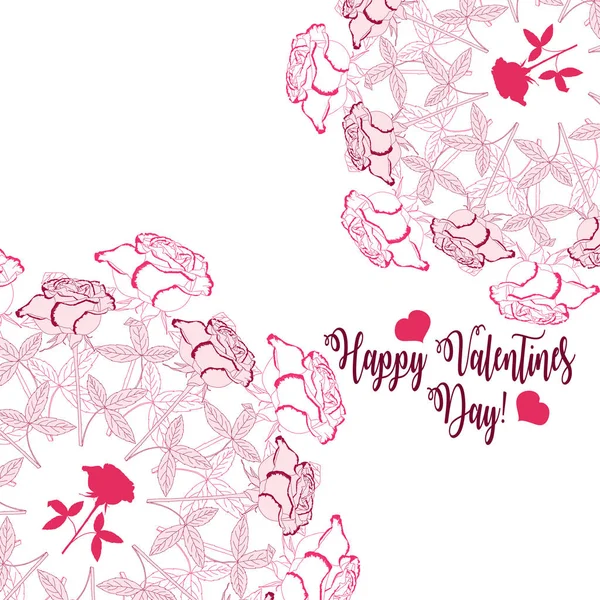 Valentines Day Background — Stock Vector
