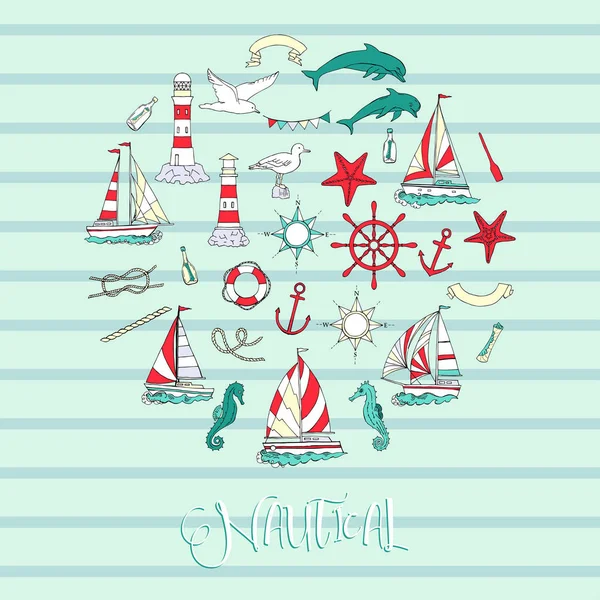 Gemi ile deniz arka plan