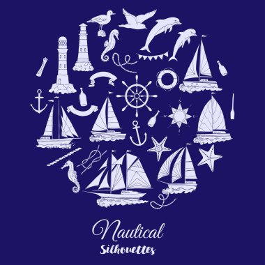 Gemi ile deniz arka plan