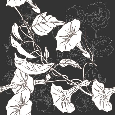 Bahar arka plan ile pembe Hercai Menekşe çiçek.