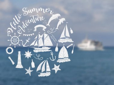 Deniz deniz kompozisyon