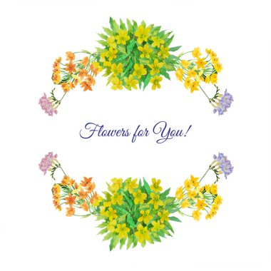 suluboya bahar çiçekleri