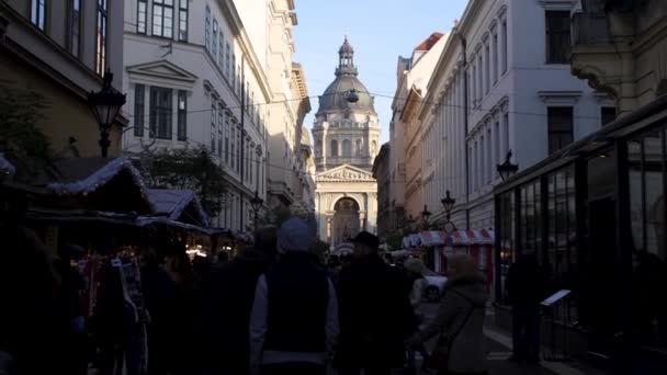 Basilika i Budapest — Stockvideo