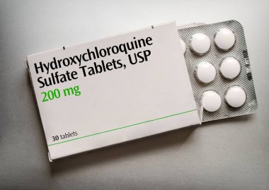 Hidrokloroksin Tabletleri Kutusu (sanatsal işleme)