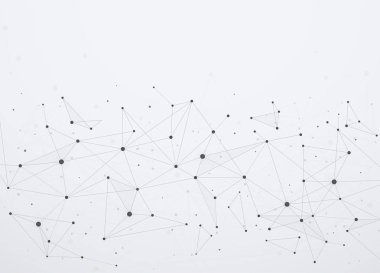 Noktaları ve çizgileri küresel internet bağlantıları. 