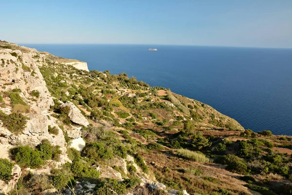 Vista desde Dingli Cliffs en Malta — Foto de Stock