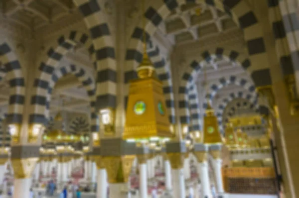 Out Focus Blurry Image Mosque — Stock Photo, Image